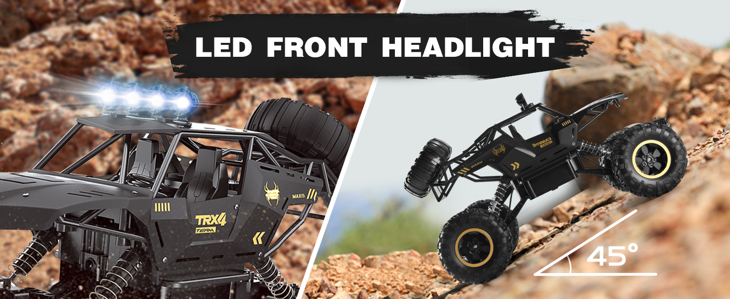 4wd rc carro 1:12 fora da estrada 4x4 todos os terrenos carros de controle remoto rádio elétrico buggy caminhão corrida deriva com luzes led brinquedos presentes - Imagem 14