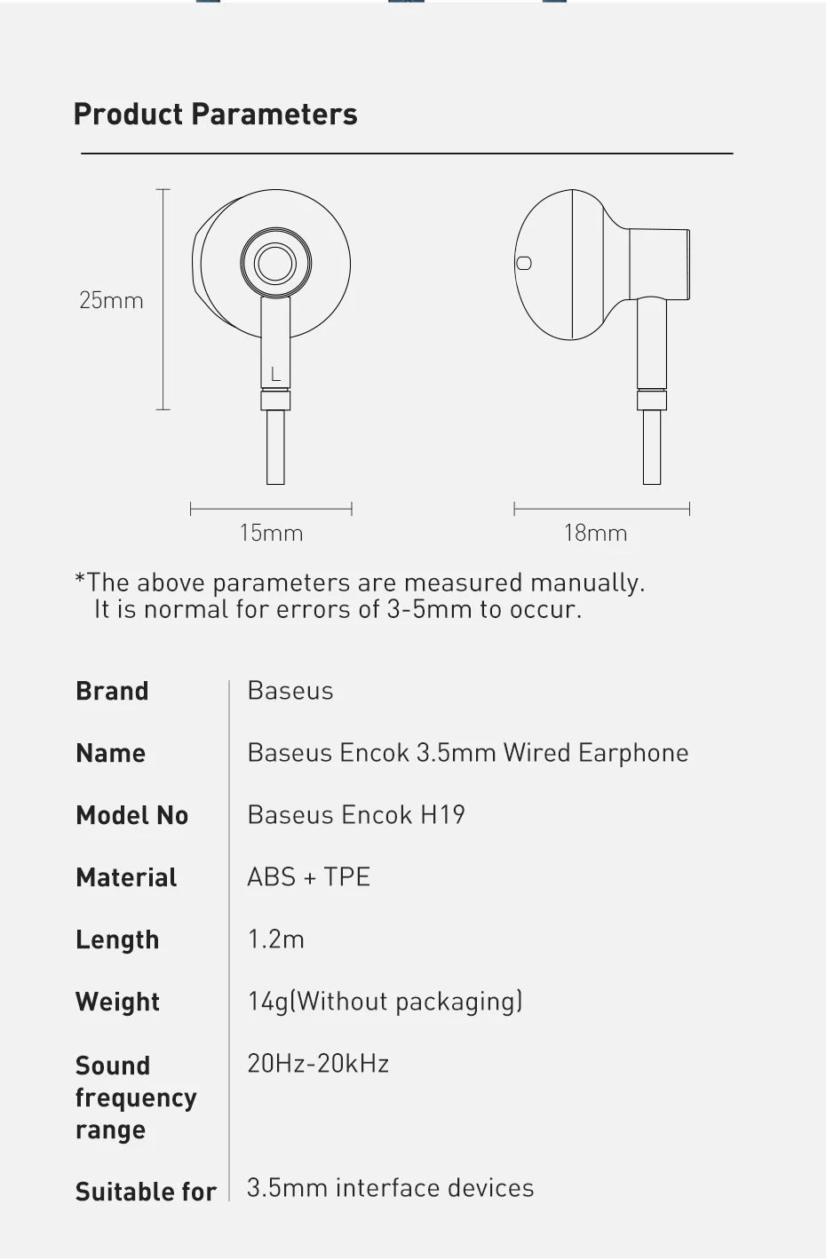 Baseus Bass Sound Fone de ouvido In-Ear Esporte Fones de ouvido com microfone para xiaomi iPhone 6 Samsung Headset fone de ouvido auriculares MP3 - Imagem 20