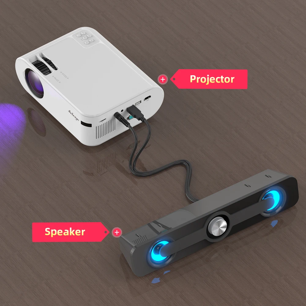 Salange barra de som bluetooth usb com fio alto-falantes barra alto-falante estéreo para projetor computador portátil telefone computador 3.5mm aux alto-falante - Imagem 13