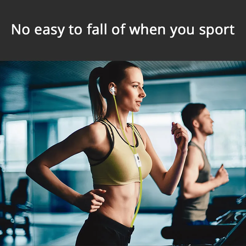 Fone de ouvido esportivo com microfone, fone de ouvido para iphone, xiaomi, huawei, fone de ouvido 3,5mm - Imagem 17