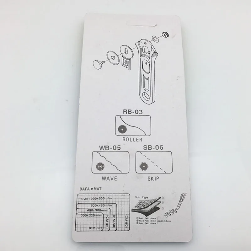Ferramenta de costura acolchoada de corte de tecido cortador rotativo de 28 mm 5BB5078 - Imagem 4