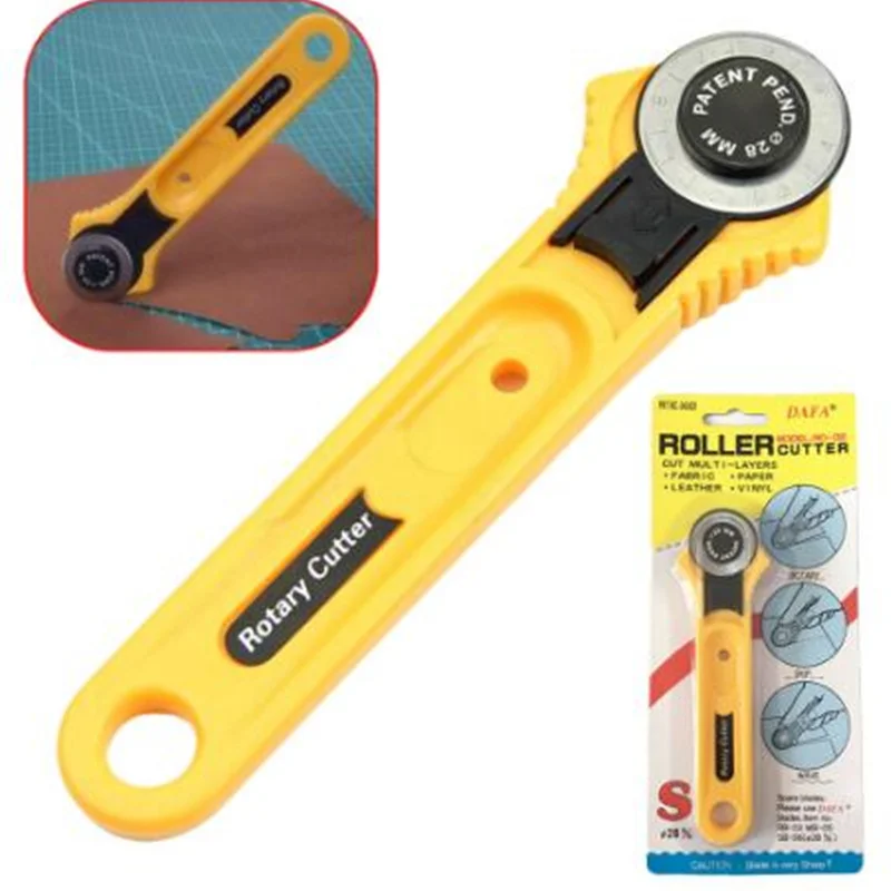 Ferramenta de costura acolchoada de corte de tecido cortador rotativo de 28 mm 5BB5078 - Imagem 2