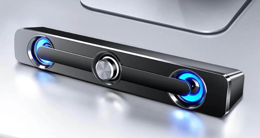 Salange barra de som bluetooth usb com fio alto-falantes barra alto-falante estéreo para projetor computador portátil telefone computador 3.5mm aux alto-falante - Imagem 9