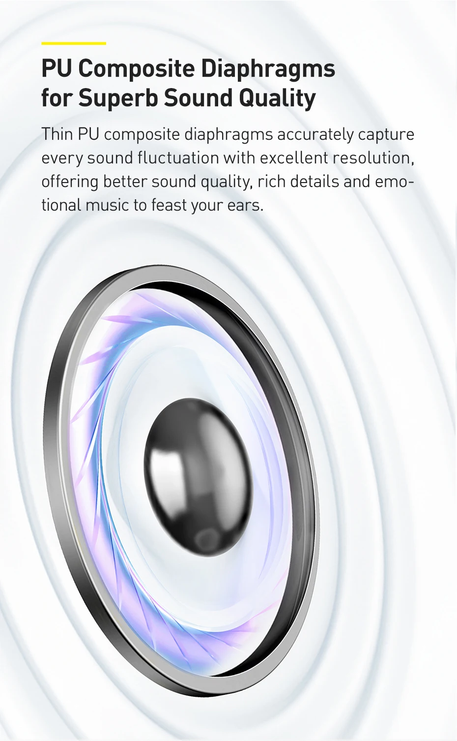 Baseus Bass Sound Fone de ouvido In-Ear Esporte Fones de ouvido com microfone para xiaomi iPhone 6 Samsung Headset fone de ouvido auriculares MP3 - Imagem 13