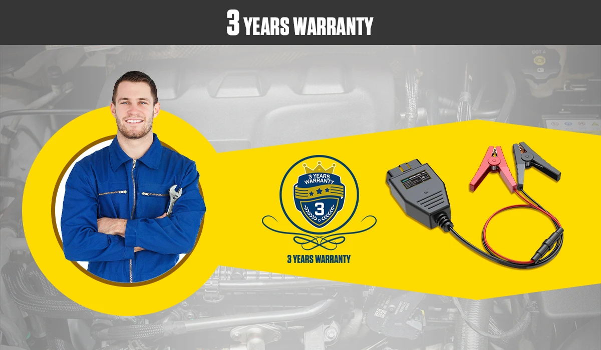 AUTOOL-Car OBD2 ECU Connector, Battery Saver, Auto ECU, Memory Saver, automotivo, OBD 2, tomada elétrica de emergência, carro Fuel Save, BT30 - Imagem 8