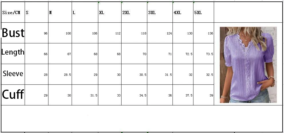 Verão feminino novo topo 2024 sólido sexy com decote em v oco camisa de manga curta moda splice plus size blusa solta vestuário rua - Imagem 17