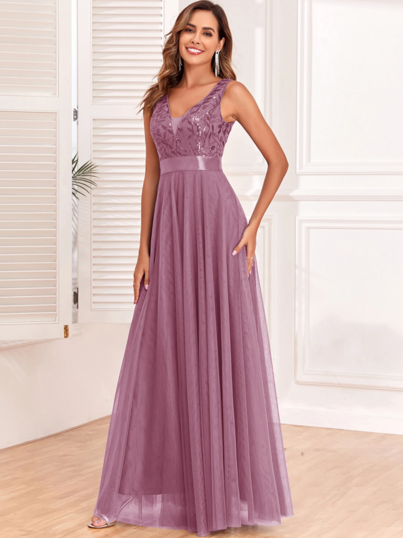 Vestido de festa para as mulheres elegante, sem costas maxi lantejoulas vestido de verão - Imagem 46