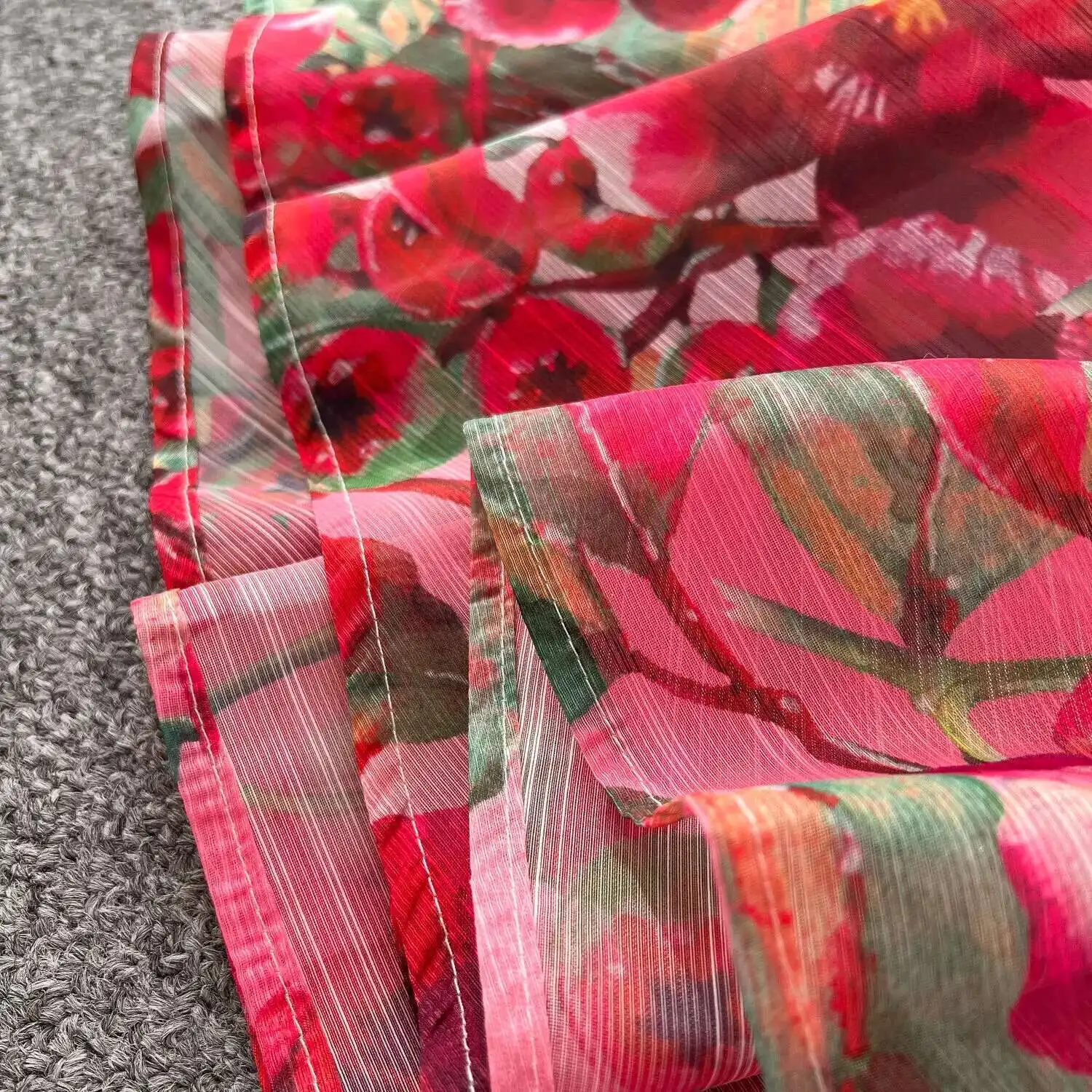 Palácio floral maxi vestido feminino verão férias vestidos longos camisa 2025 primavera manga cheia único breasted pérolas festa vestidos - Imagem 25