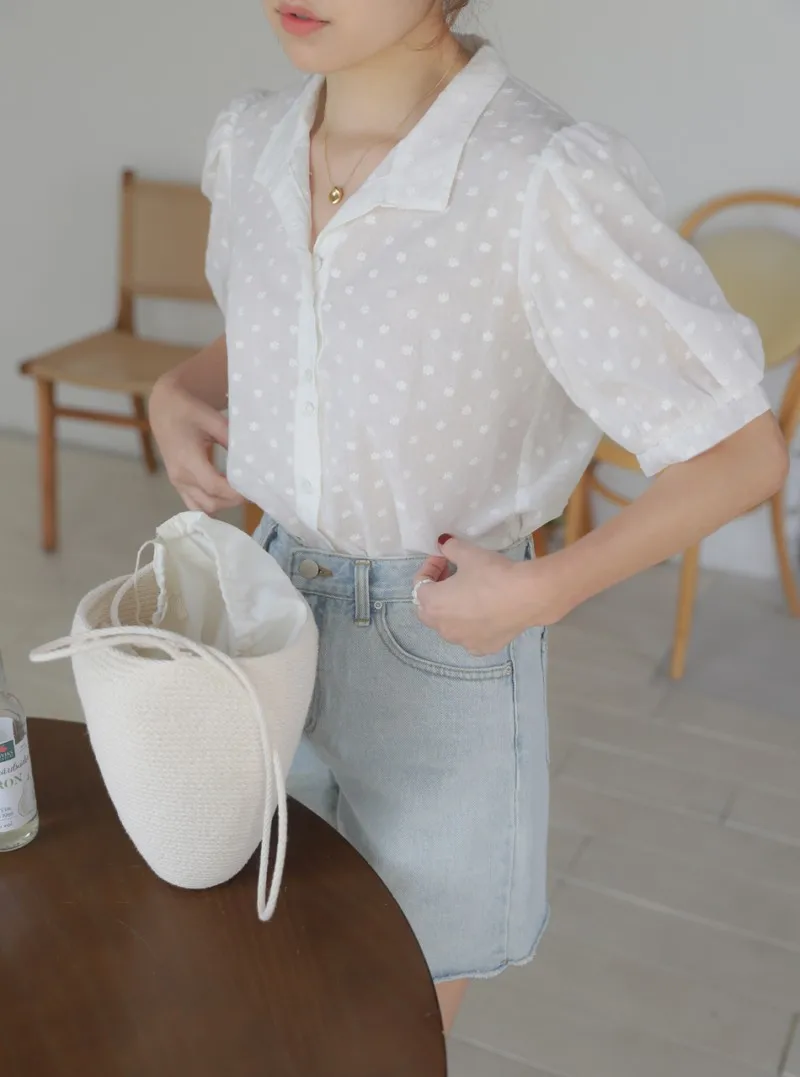 Blusa com gola V para mulheres, camisas de lazer, tops com tudo, estilo coreano, roupa elegante, cor sólida - Imagem 22