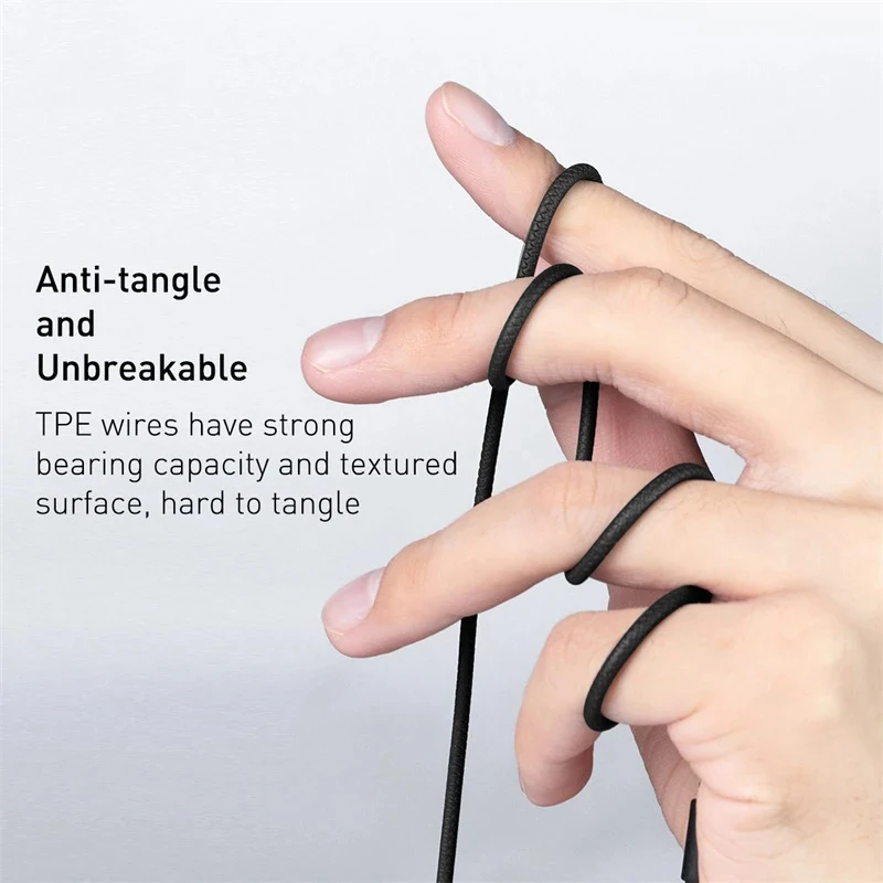 Baseus Bass Sound Fone de ouvido In-Ear Esporte Fones de ouvido com microfone para xiaomi iPhone 6 Samsung Headset fone de ouvido auriculares MP3 - Imagem 5