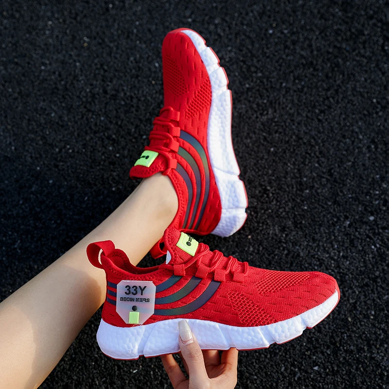 Tênis casuais verão respirável sapatos esportivos leve malha ao ar livre tênis de corrida atlético jogging tenis sapatos caminhada - Imagem 28