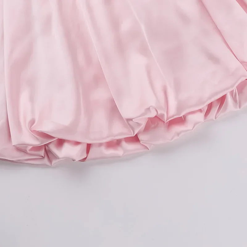 Trendix sexy bandeau mini vestido feminino fora do ombro sem mangas plissado vestidos de cintura alta senhoras festa elegante vestido de moda 2024 - Imagem 18