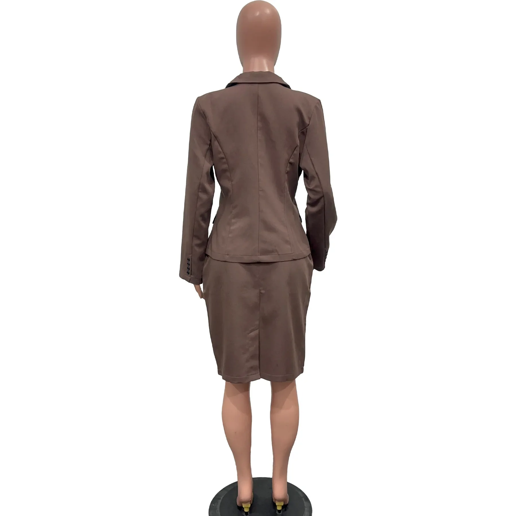 Bwq conjunto feminino manga cheia botão blazer + saias terno 2025 inverno casual streetwear dois 2 peças conjunto áfrica ol roupas de trabalho - Imagem 40