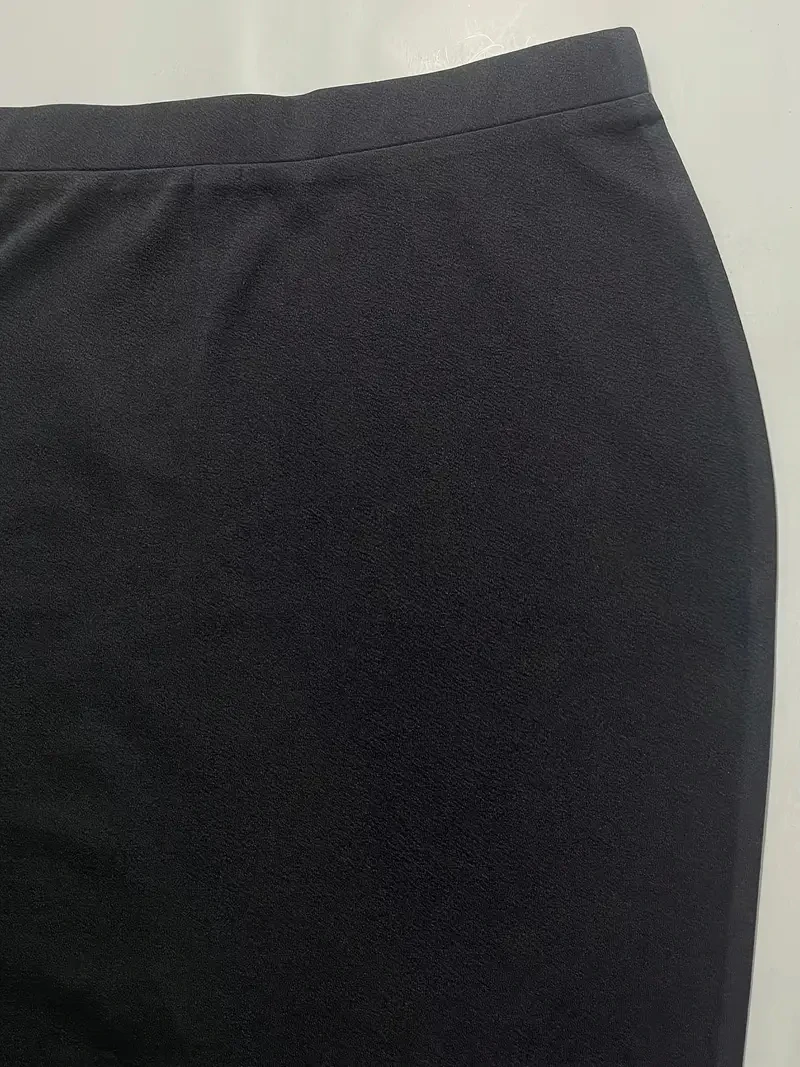 2024 verão plus size sólido saia fina, casual saia de fenda de cintura alta, roupas femininas plus size - Imagem 13