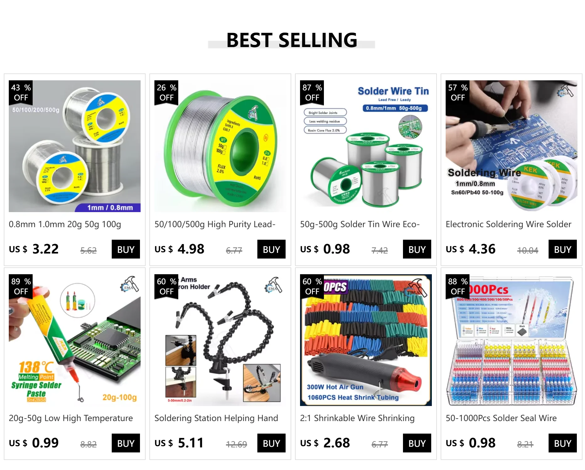 100-1000 pces conectores de fio de vedação de solda termo retrátil conectores de extremidade de solda kit automotivo marinho isolado com 300w pistola de ar quente - Imagem 12