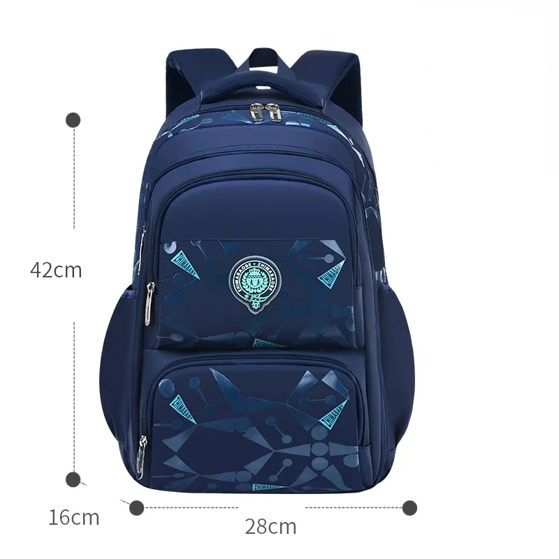 Mochila ortopédica infantil à prova d'água, bolsa para escola primária, para meninos, classe 3 a 6 - Imagem 9