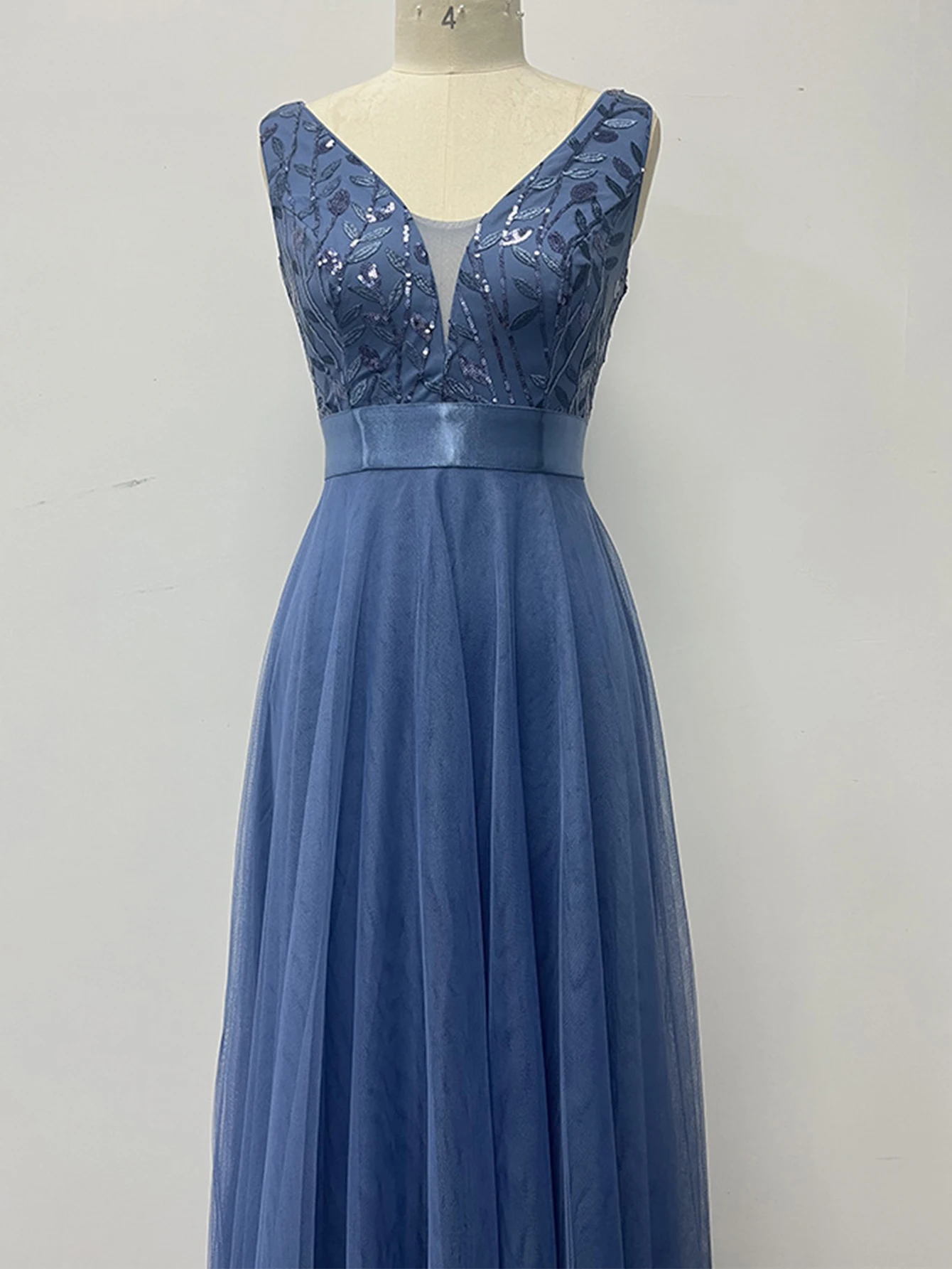 Vestido de festa para as mulheres elegante, sem costas maxi lantejoulas vestido de verão - Imagem 38