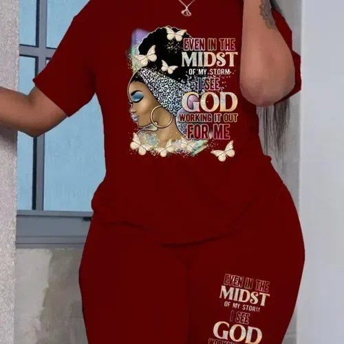 conjunto feminino verão casual manga curta topo e calças plus size conjuntos de duas peças impresso moda conjuntos de duas peças das mulheres outfits