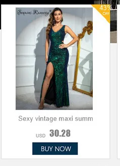 Vestido de festa para as mulheres elegante, sem costas maxi lantejoulas vestido de verão - Imagem 14