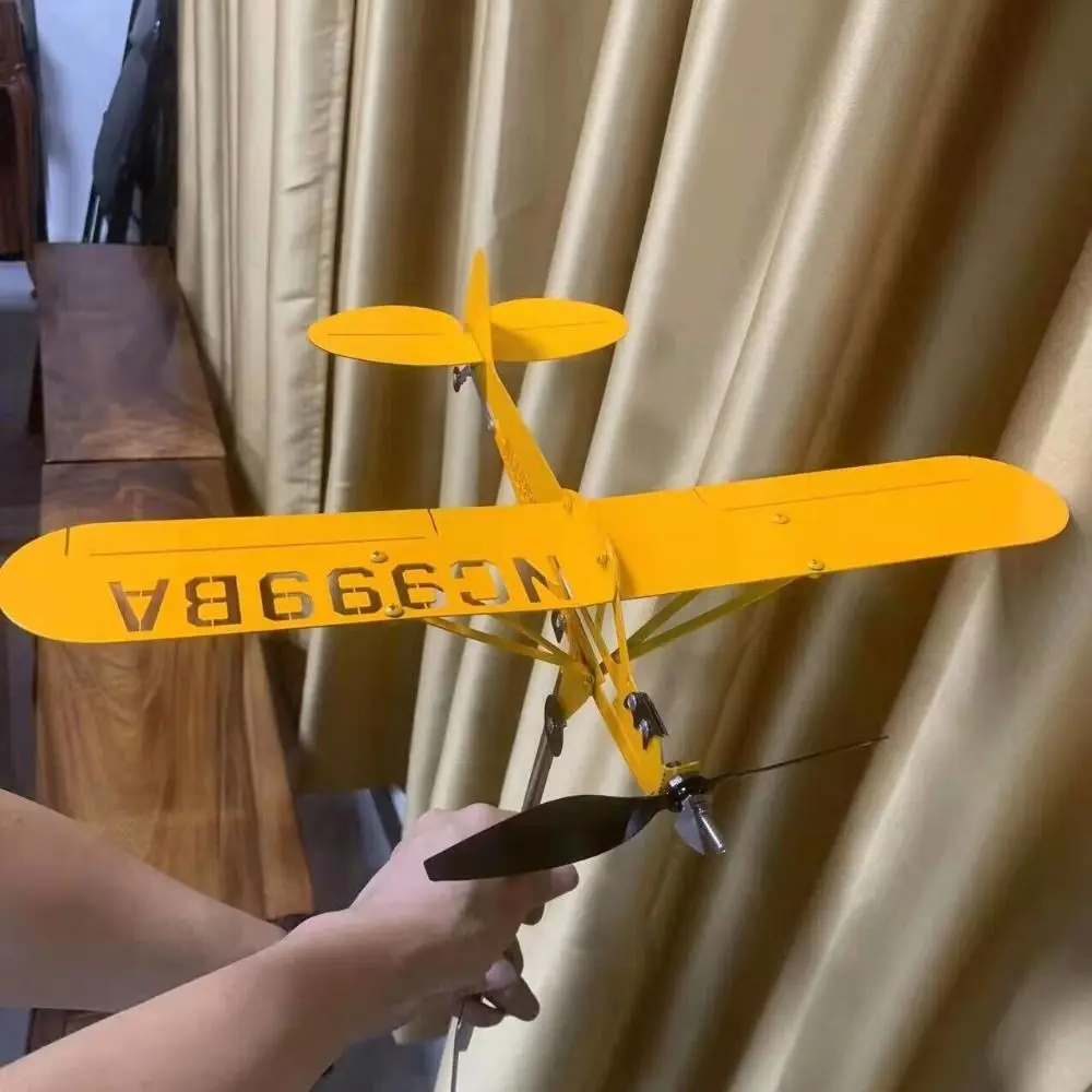 Cata-vento Avião 3D para Exterior Bússola Direção do Vento Decoração de Jardim Cata-vento - Imagem 13