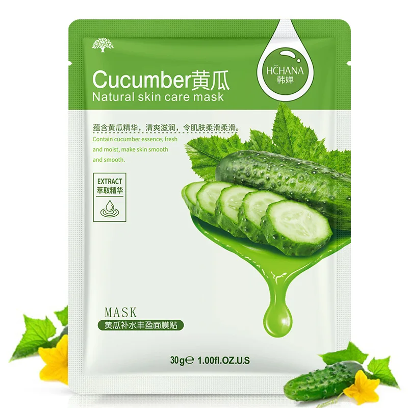 Máscara Facial Natural Planta, Controle de Óleo Hidratante, Anti-Envelhecimento, Fruit Aloe, Folha Coreano, Máscara Facial, Beleza, Produtos De Cuidados Com A Pele, 10Pcs - Imagem 7