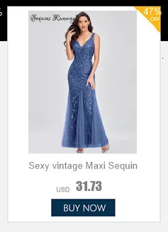 Vestido de festa para as mulheres elegante, sem costas maxi lantejoulas vestido de verão - Imagem 13