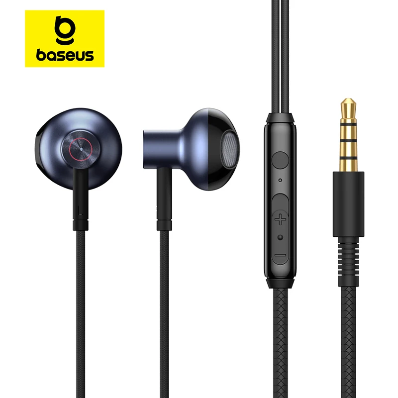 Baseus Bass Sound Fone de ouvido In-Ear Esporte Fones de ouvido com microfone para xiaomi iPhone 6 Samsung Headset fone de ouvido auriculares MP3 - Imagem 7