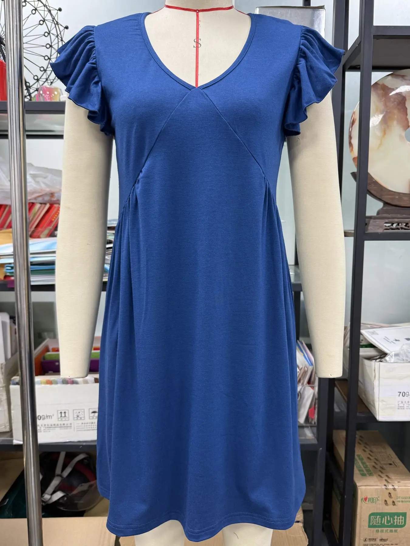 Feminino elegante manga voadora com decote em v mini vestido férias 2025 verão roupas femininas plissado vestidos de manga curta streetwear - Imagem 30