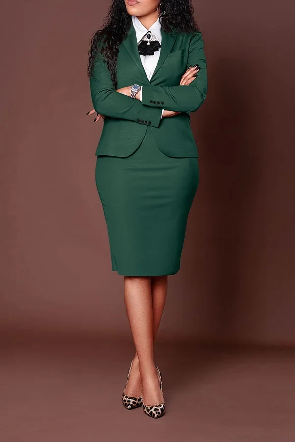 Bwq conjunto feminino manga cheia botão blazer + saias terno 2025 inverno casual streetwear dois 2 peças conjunto áfrica ol roupas de trabalho - Imagem 21