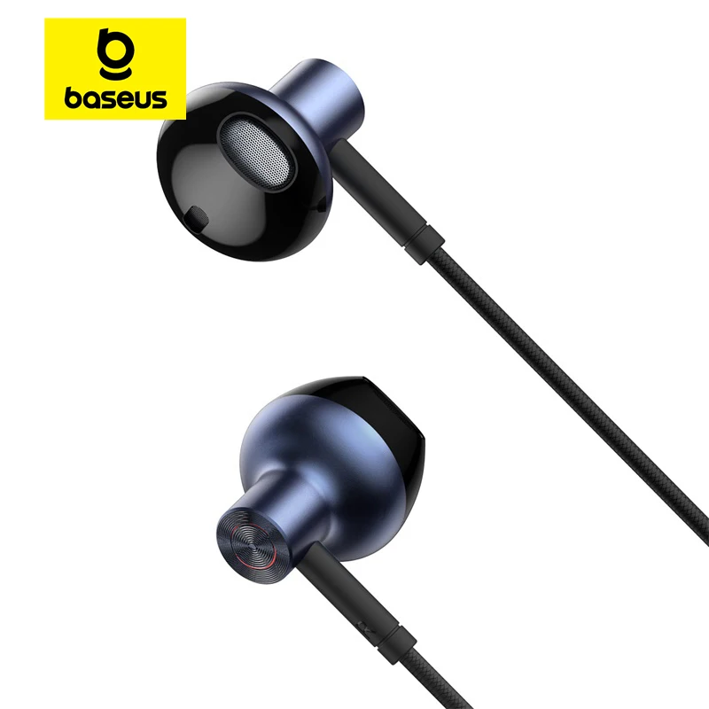 Baseus Bass Sound Fone de ouvido In-Ear Esporte Fones de ouvido com microfone para xiaomi iPhone 6 Samsung Headset fone de ouvido auriculares MP3