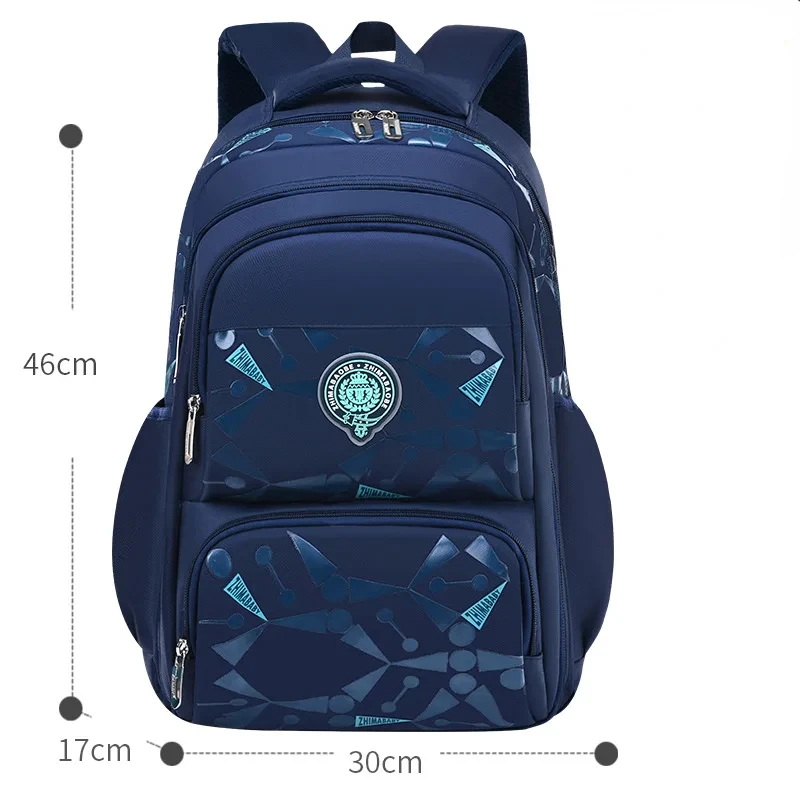 Mochila ortopédica infantil à prova d'água, bolsa para escola primária, para meninos, classe 3 a 6 - Imagem 8