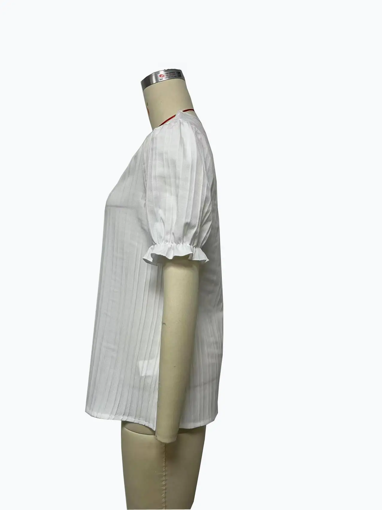 Verão feminino novo topo 2024 sólido sexy com decote em v oco camisa de manga curta moda splice plus size blusa solta vestuário rua - Imagem 20