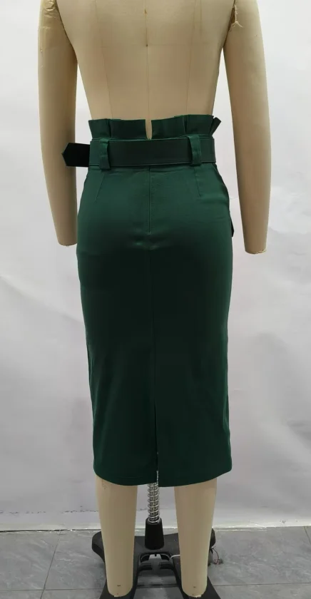 Vestido de motocicleta feminino 2024 verão mais recente tendência líder de rua couro do plutônio divisão frisado amarrar detalhe saia curta saia magras - Imagem 11