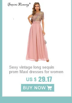 Vestido de festa para as mulheres elegante, sem costas maxi lantejoulas vestido de verão - Imagem 62