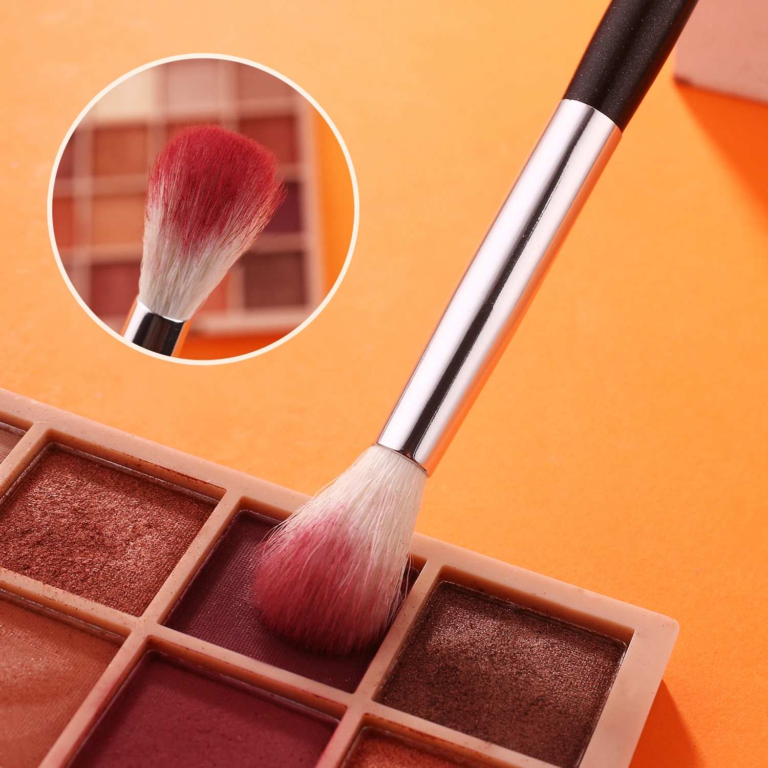 Beili profissional 6/8pcs clássico pincéis de maquiagem dos olhos naturais definir sombra sobrancelha mistura smokey black beleza maquiagem pincéis - Imagem 19