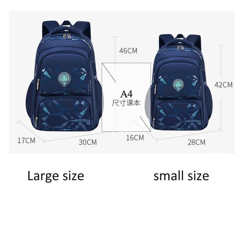 Mochila ortopédica infantil à prova d'água, bolsa para escola primária, para meninos, classe 3 a 6 - Imagem 5