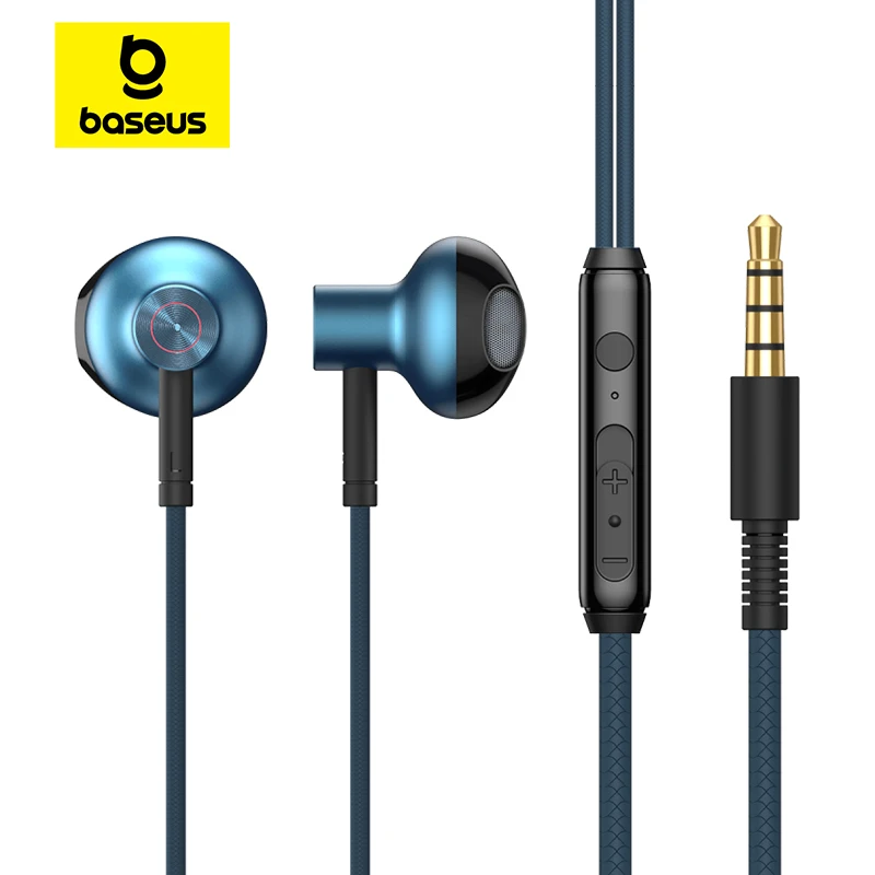 Baseus Bass Sound Fone de ouvido In-Ear Esporte Fones de ouvido com microfone para xiaomi iPhone 6 Samsung Headset fone de ouvido auriculares MP3 - Imagem 8